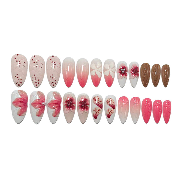 Decorative artificial nail set Kalsten