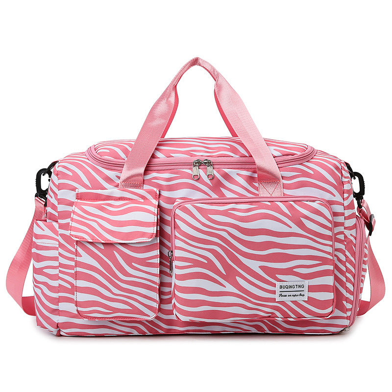Stylish Zebra Print Travel Duffel Bag Kalsten