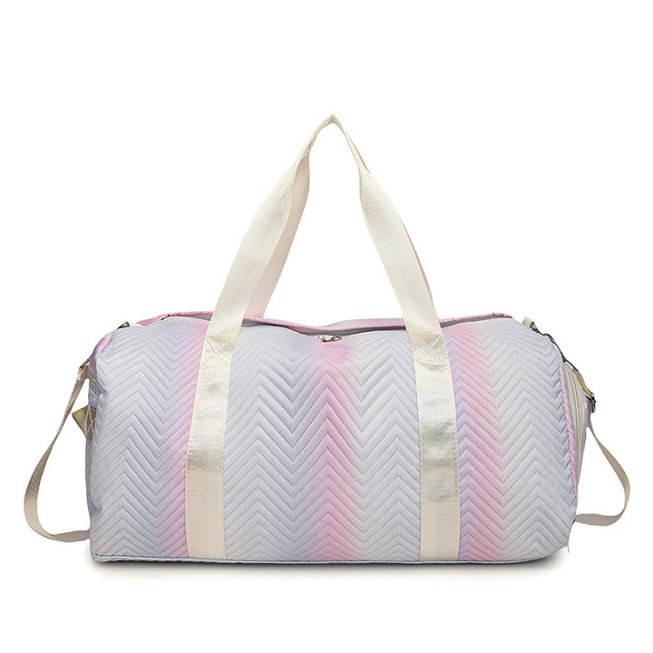 Chevron Quilted Travel Duffle Bag Kalsten