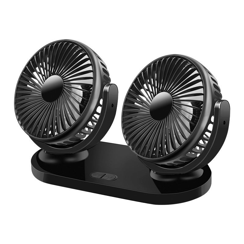 Dual-Head Rechargeable Desk Fan Kalsten