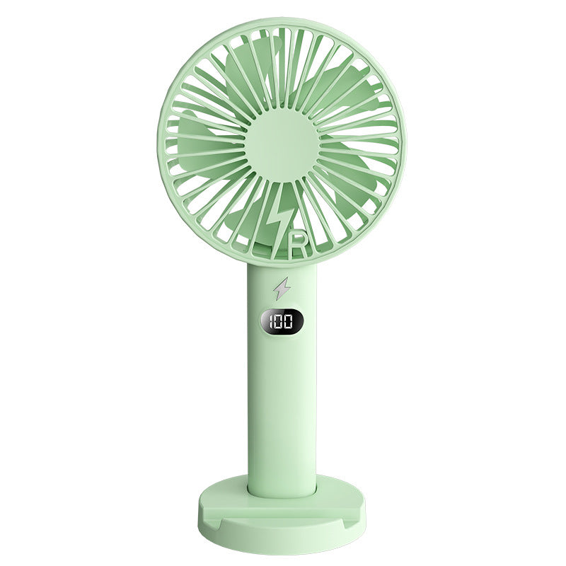 Unisex Portable Hand Fan with Digital Display Kalsten