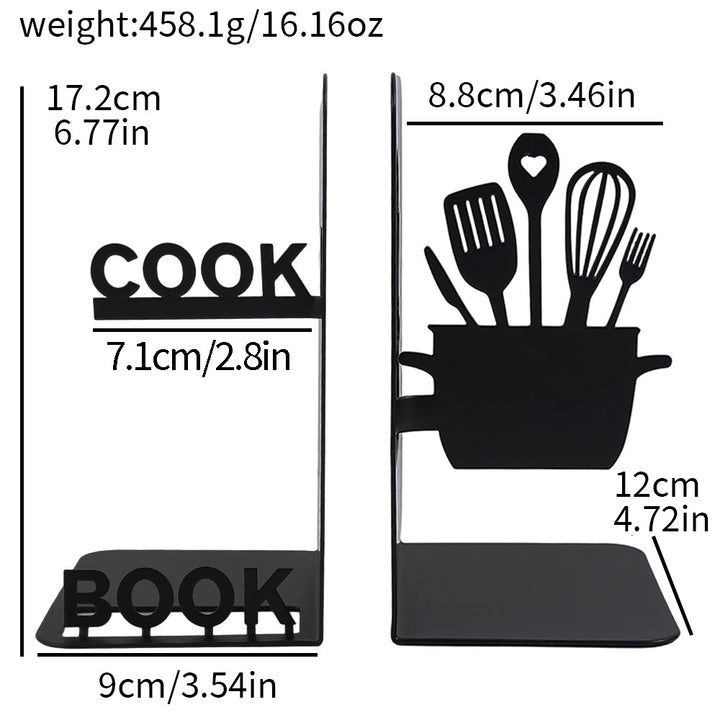 Artistic Metal Bookends  1789402241