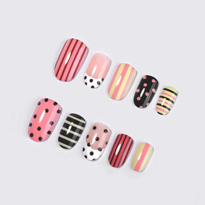 Creative nail art set with different designs Kalsten