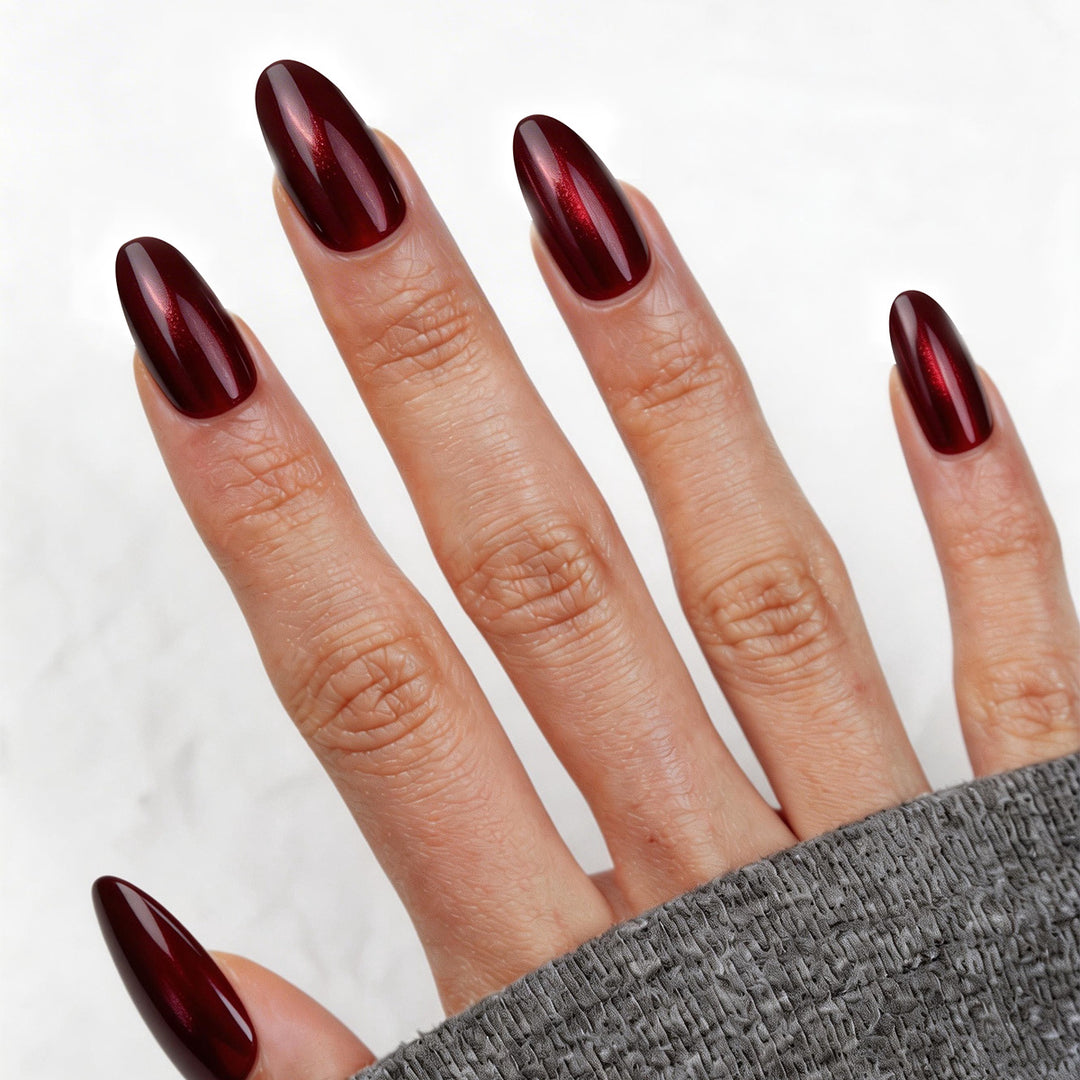 Glossy Stiletto Press-On Nails Kalsten