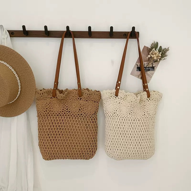 Hand-knotted macramé tote bag Kalsten