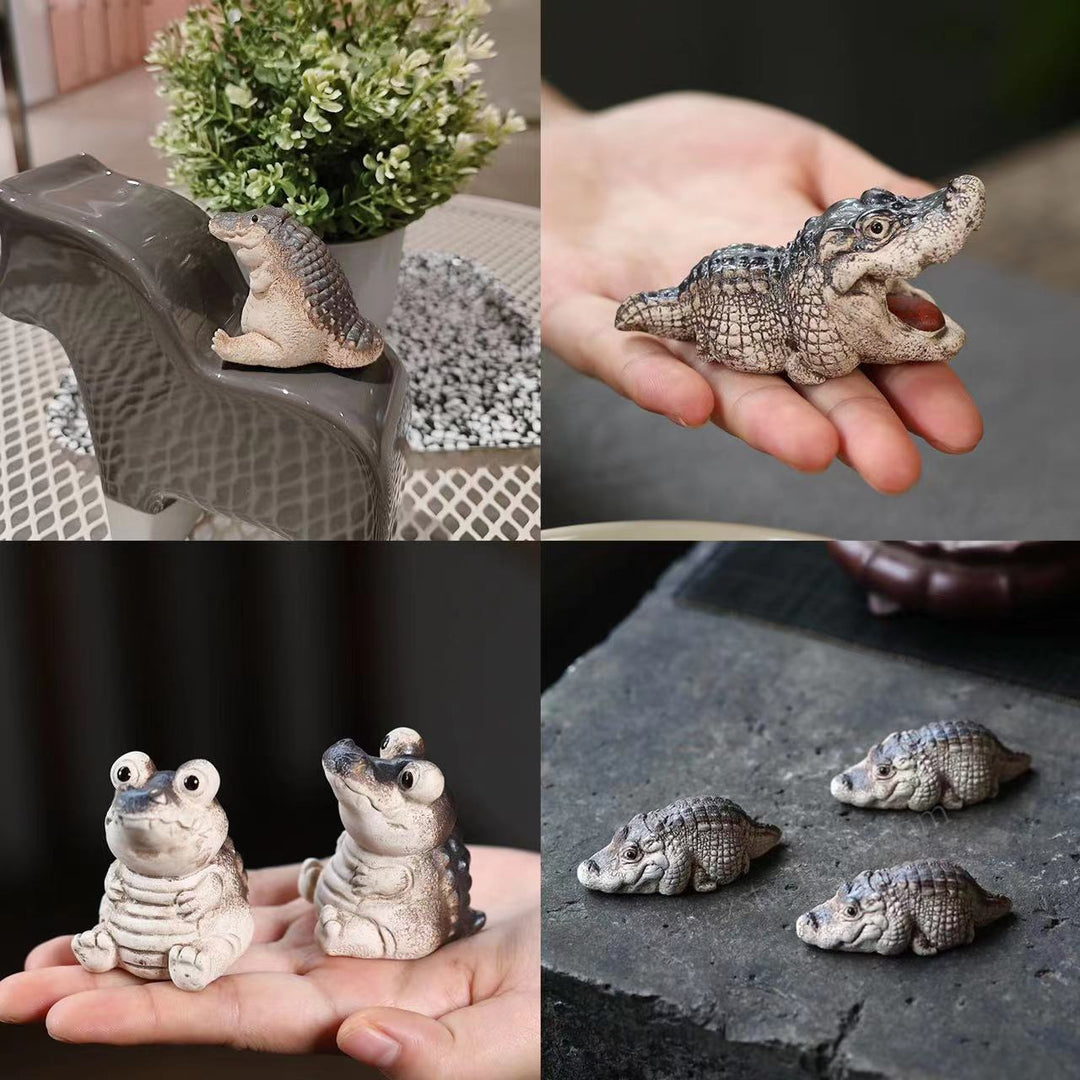 Decorative Crocodile Figurine Kalsten