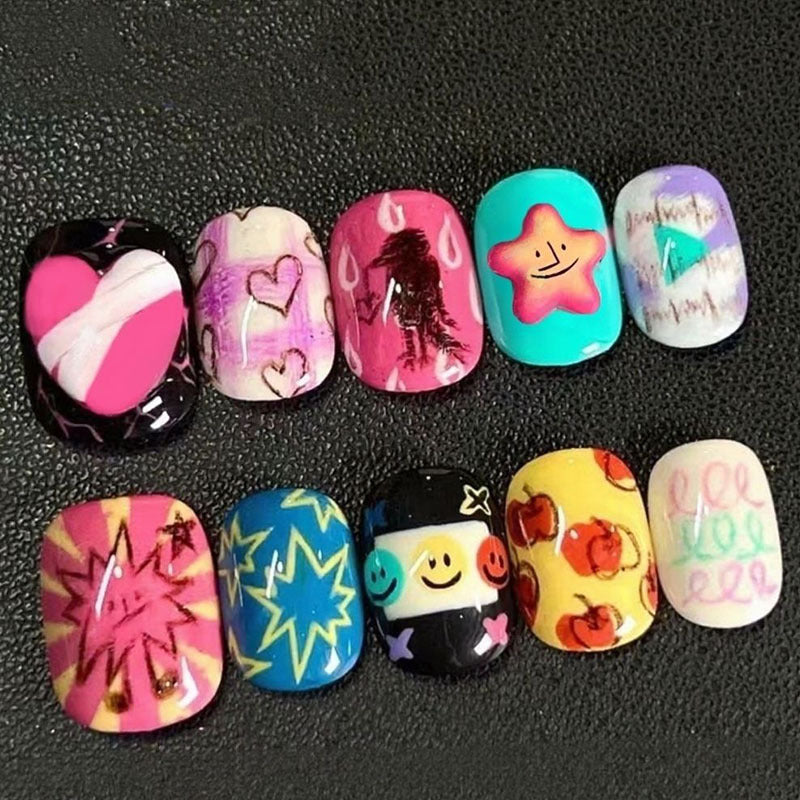 Playful Artistic Nail Art Design Set Kalsten