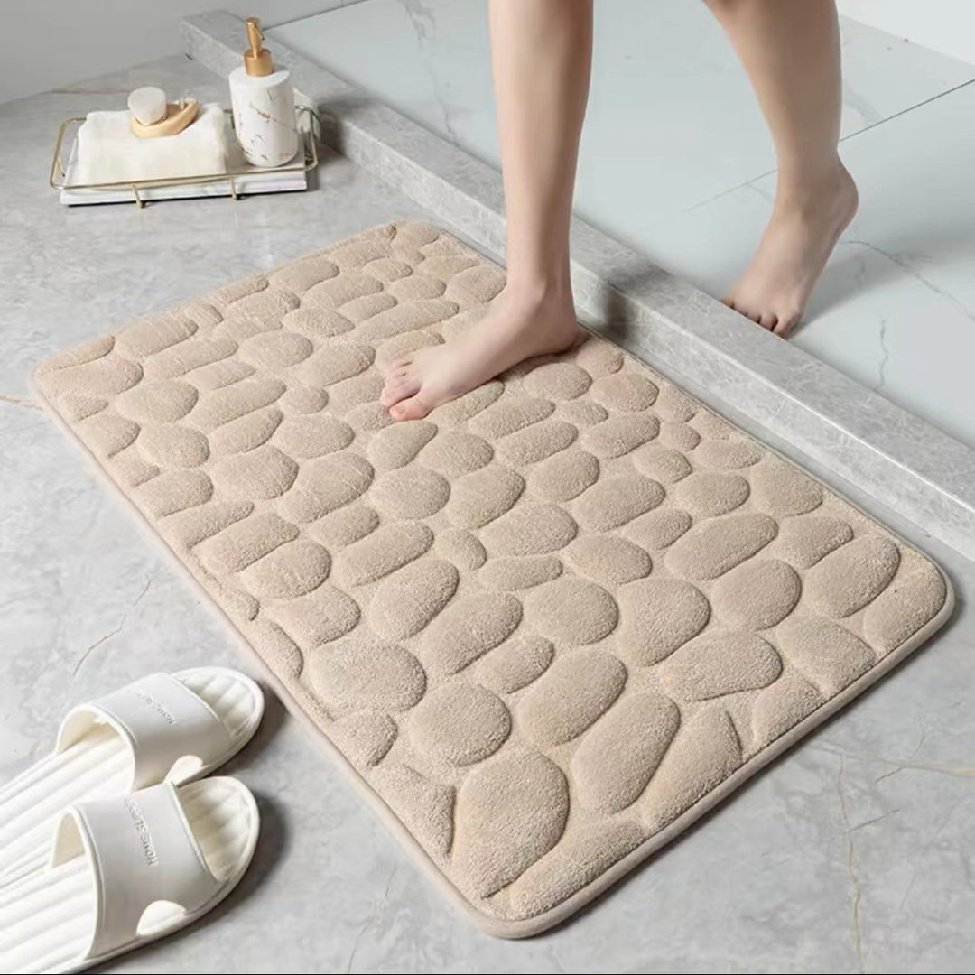 Soft Textured Bath Mat for Bathroom Floor