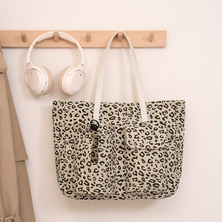 Stylish Star Patterned Cotton Tote Bag Kalsten