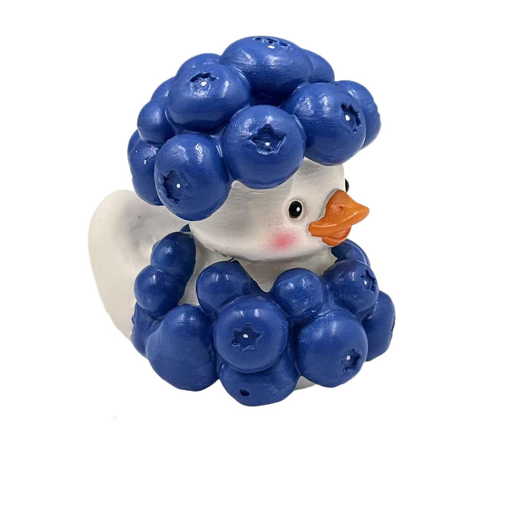 Decorative rubber duck with berry cocktail bowl Kalsten