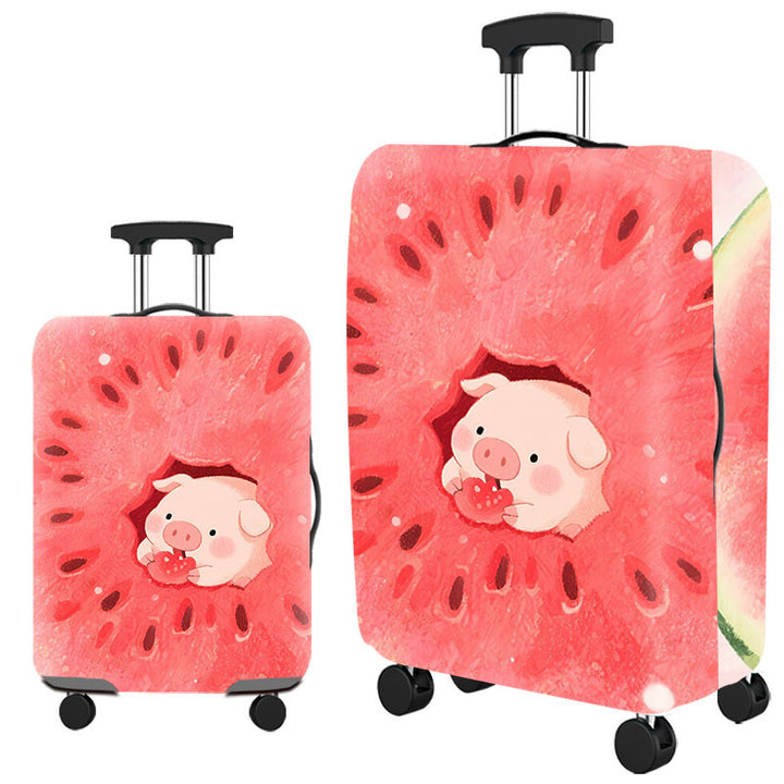 Artistic Cat-Themed Hard Shell Suitcase Kalsten