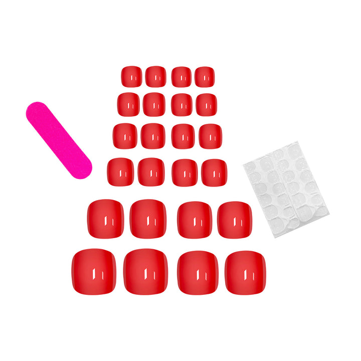 Premium Glossy Pedicure Nail Tips Kalsten
