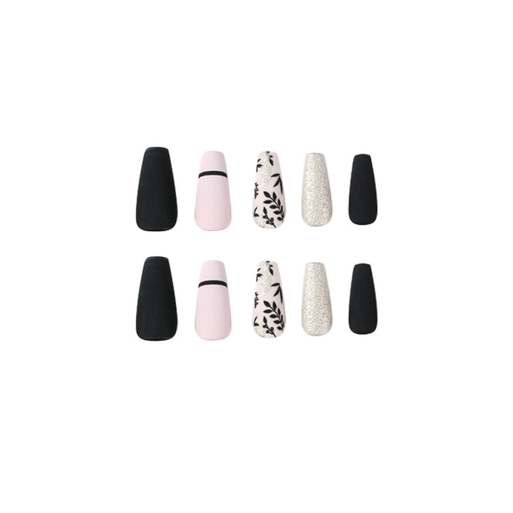 Artful Nail Extensions with Elegant Decoration Kalsten