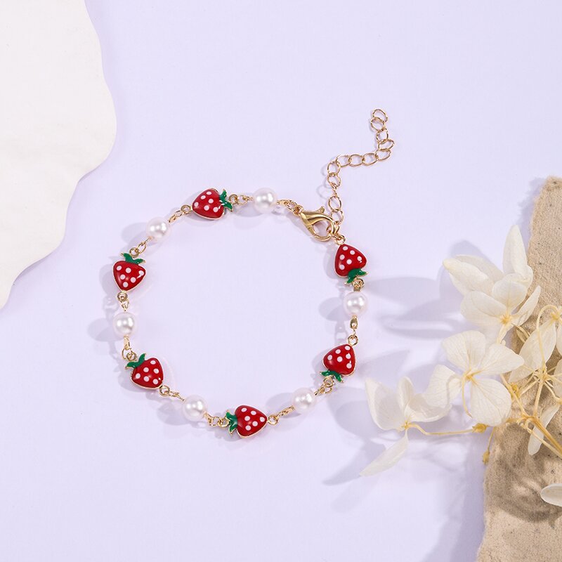 Strawberry Charm Necklace Kalsten