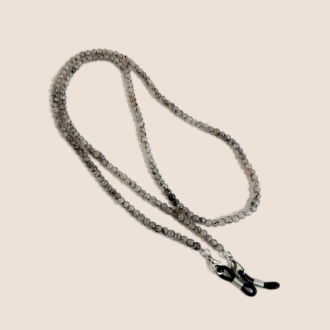 Natural Amethyst Beaded Eyewear Chain Kalsten
