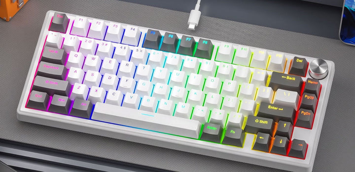 Gasket-Mounted Mechanical Gaming Keyboard with RGB Lighting Features Kalsten