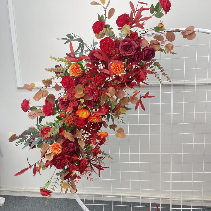 Autumn-Themed Decorative Floral Garland
