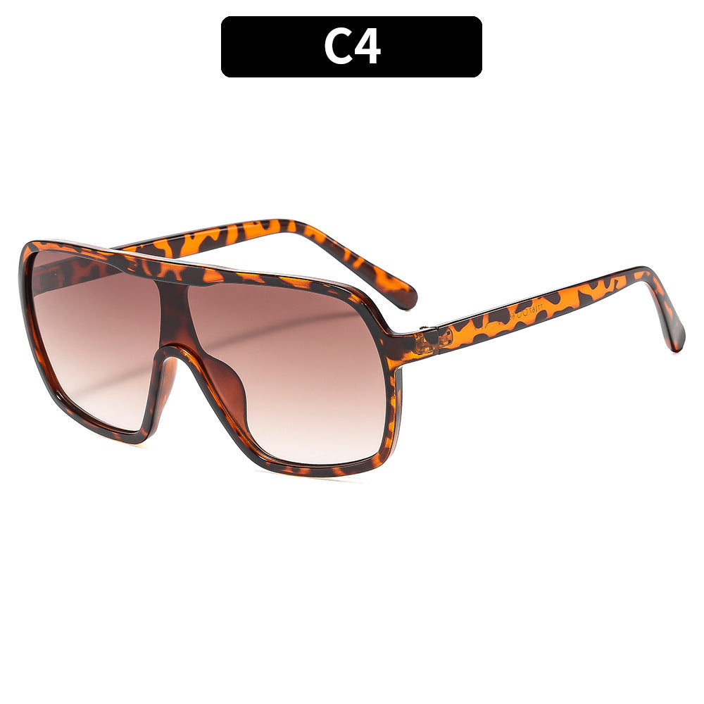 Fashion-Forward Oversized Geometric Sunglasses