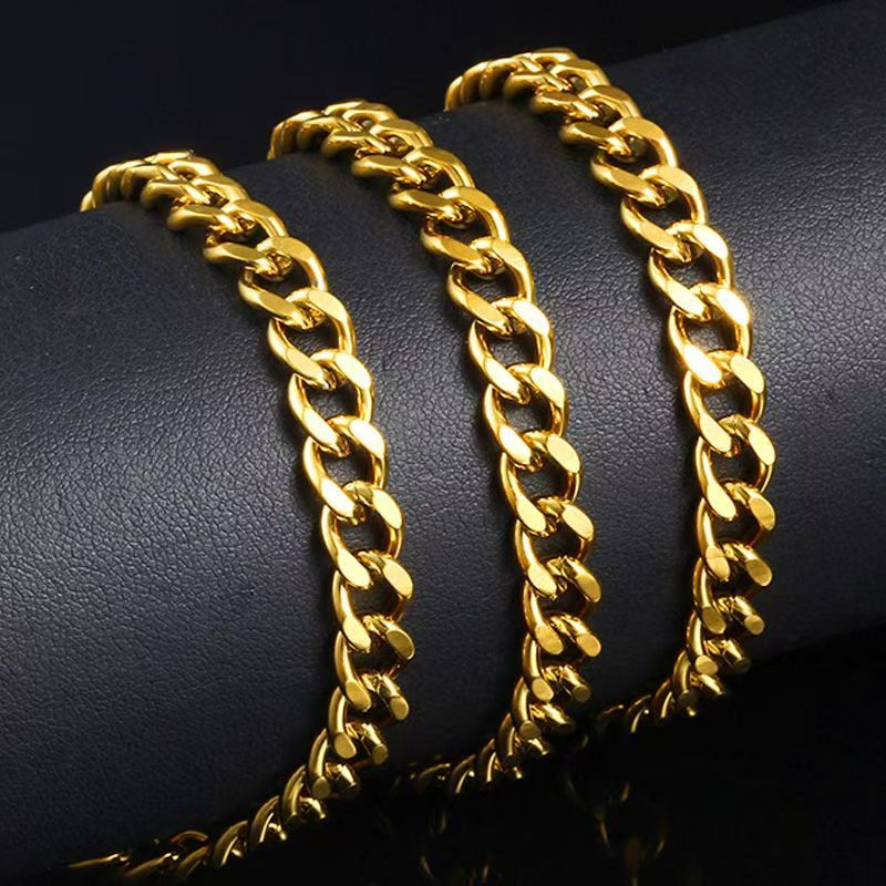 Chic Golden Chain Bracelet Set Kalsten