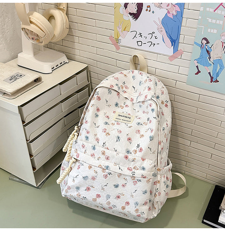 Trendy Checked Backpack Kalsten