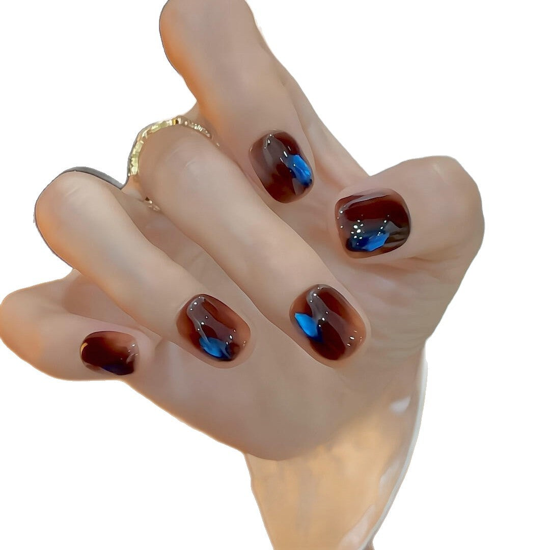 Artificial Nails in Modern Gradient Colors Kalsten