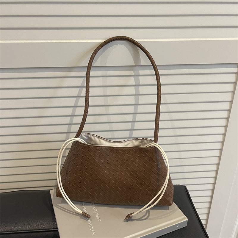 Woven Textured Handbag