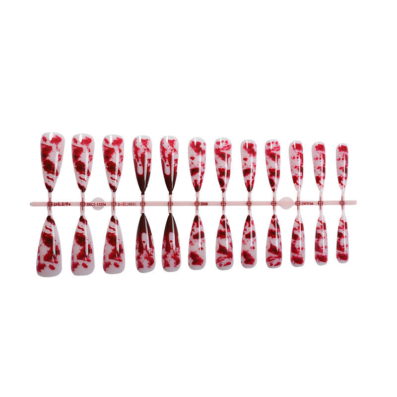 Art nail set with decorative marble pattern Kalsten
