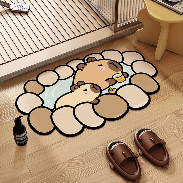 Cute Bear-Themed Plush Area Mat Kalsten