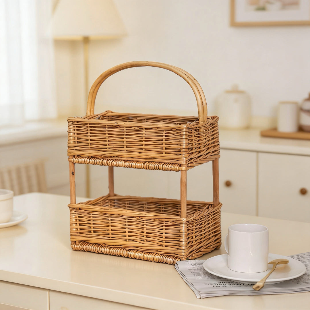 Wooden Multi-Tier Storage Organizer Kalsten
