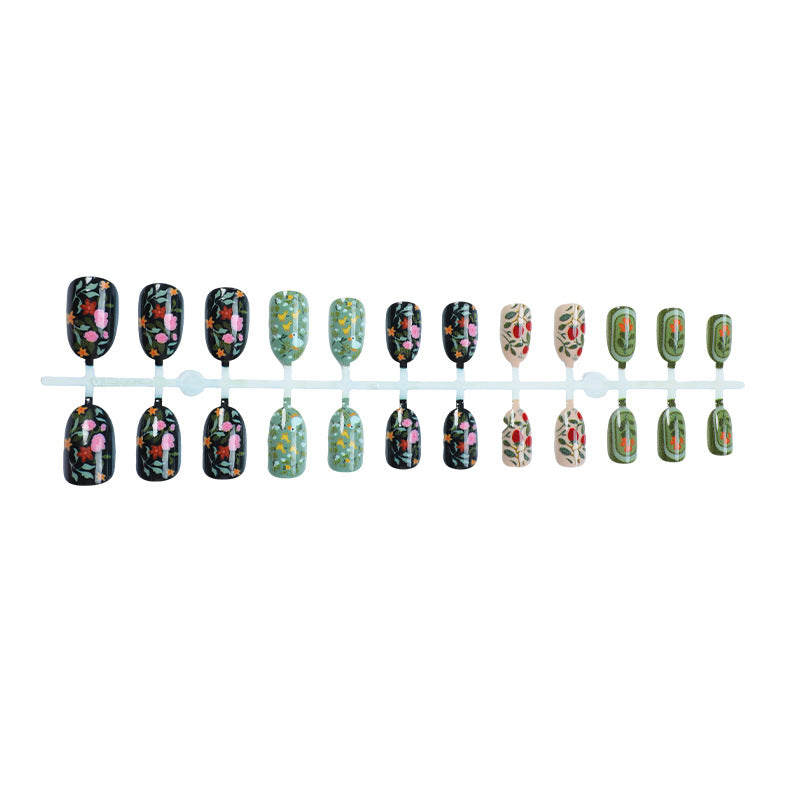 Floral Design Press-On Nail Art Kit Kalsten