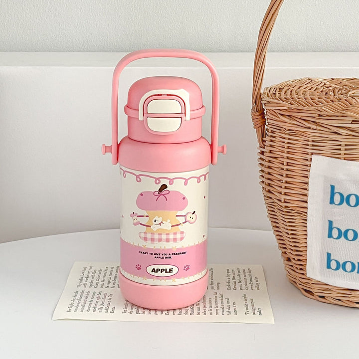Ladies Insulated Thermos Bottle with Cute Animal Design Kalsten