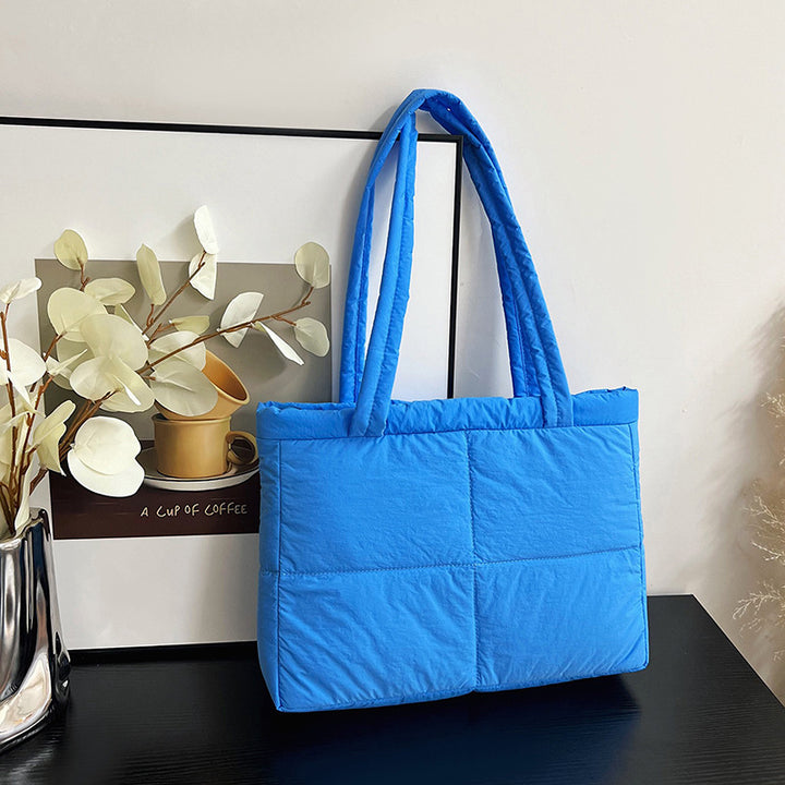Padded Texture Tote Bag