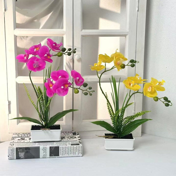 Artificial Orchid Plant Arrangement 1790480743 for Home Decor and Display