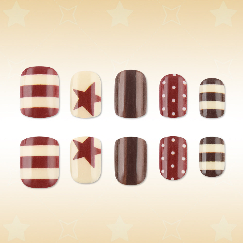 Festive Geometric Nail Art Set Kalsten