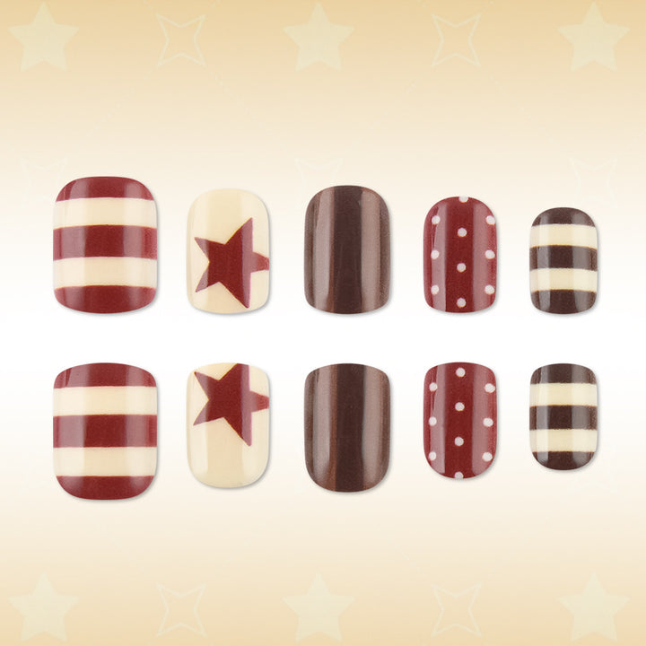 Festive Geometric Nail Art Set Kalsten