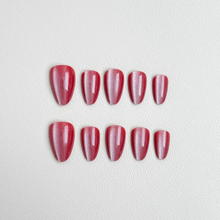 Elegant artificial nails with shimmering finish Kalsten