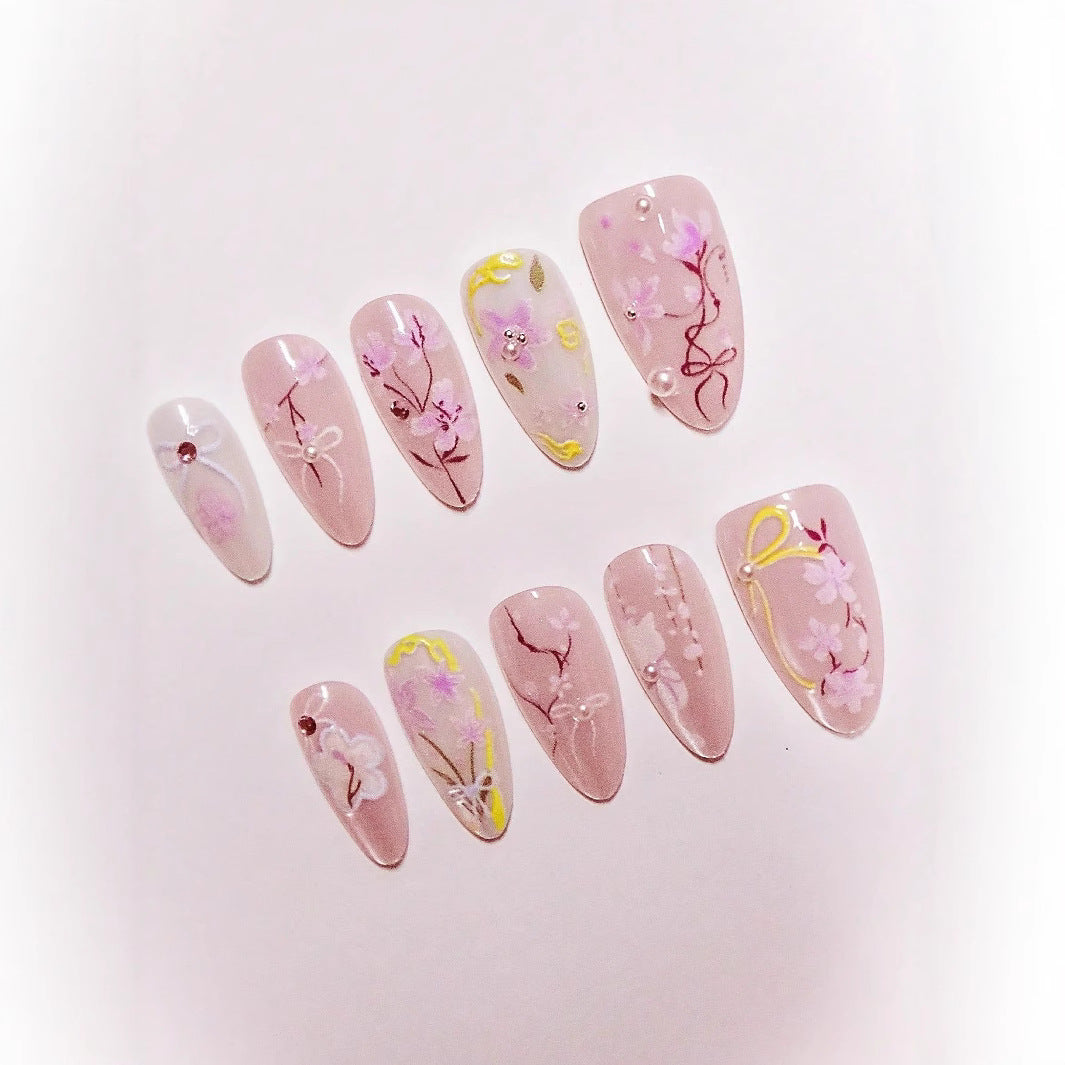 Artistic Press-On Nail Art Set Kalsten