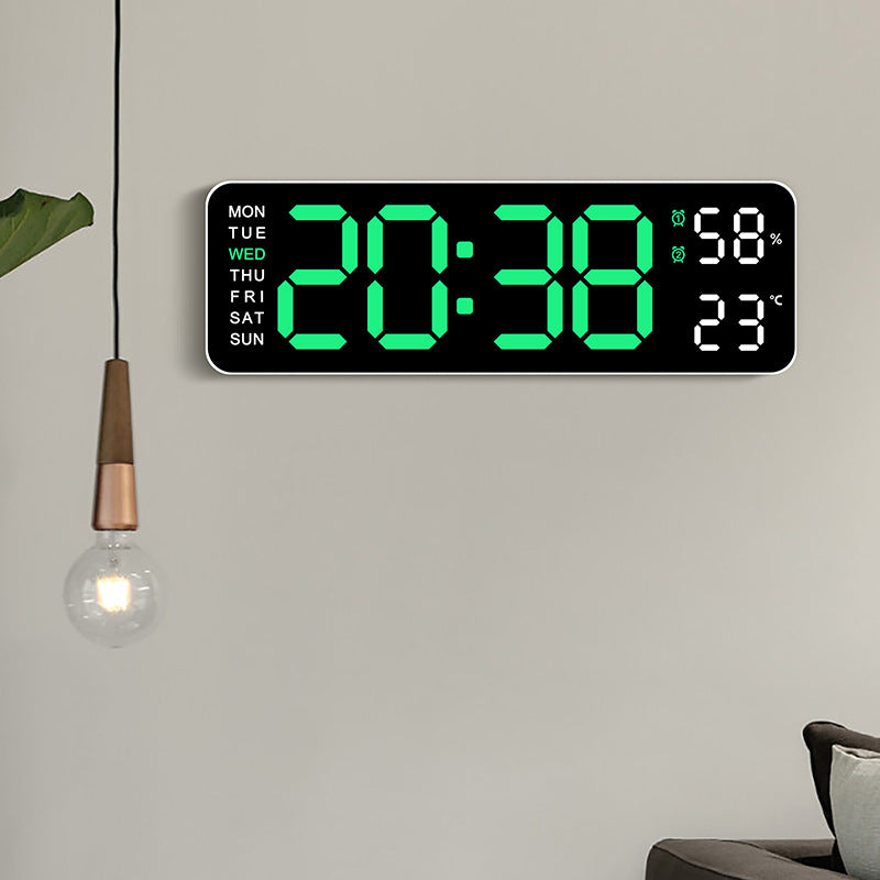 Digital alarm clock with room temperature and humidity display Kalsten