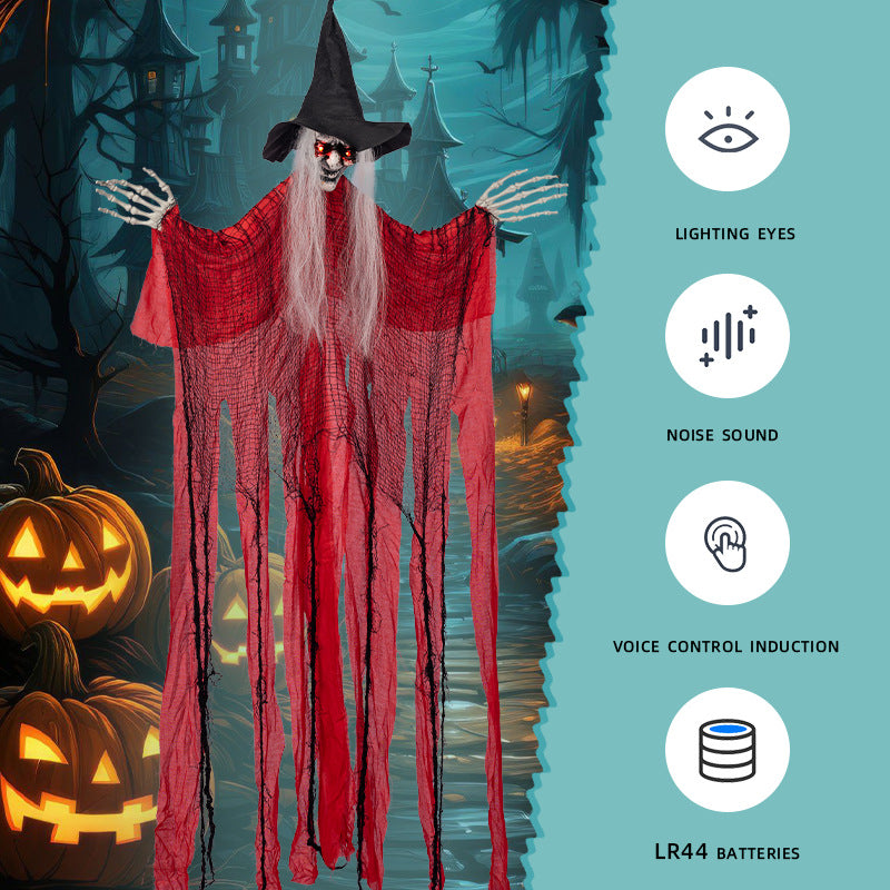 Animated Hanging Witch Figure Kalsten