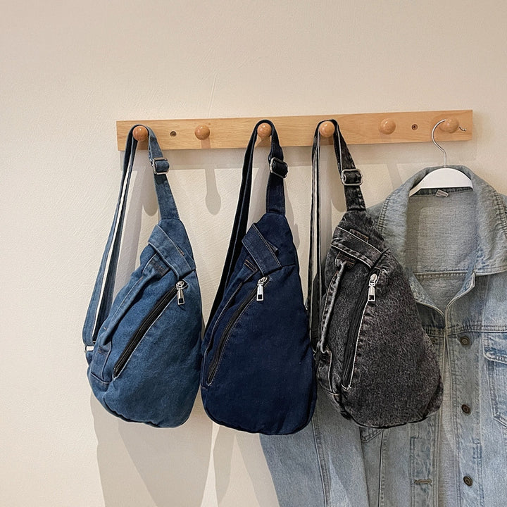 Casual Denim Sling Bag Kalsten