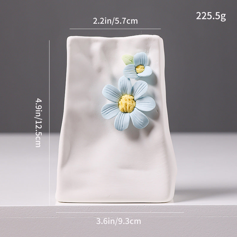 Decorative Floral Pitcher Ornament