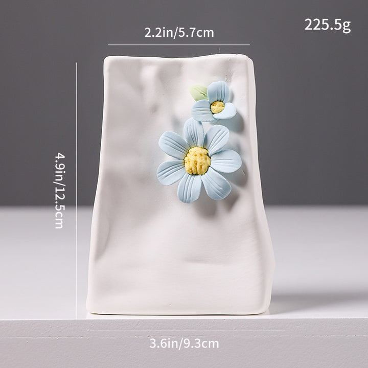 Decorative Floral Pitcher Ornament