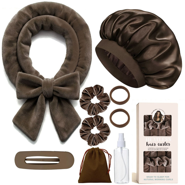 Heatless Satin Hair Curling Set