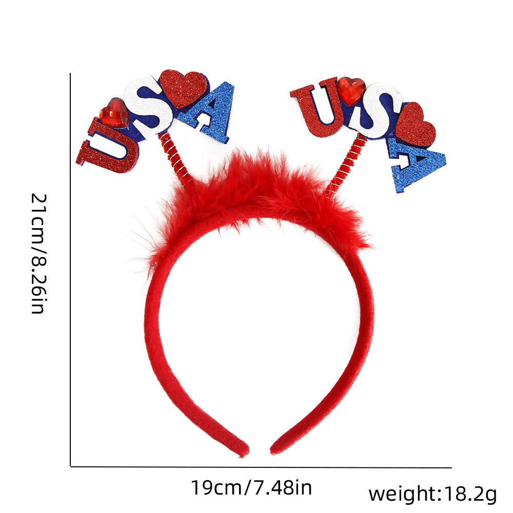 Unisex nan festive party headband with pompom and star island Kalsten