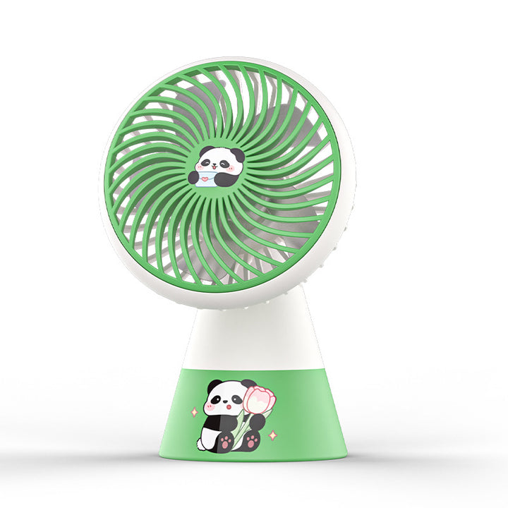 Women Portable Handheld Fan with Cute Panda Design Kalsten