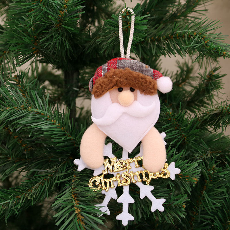 Plush Snowman Holiday Ornament Kalsten
