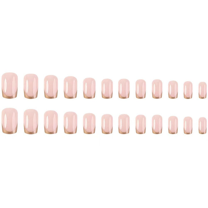 Elegant artificial nails with gold accents Kalsten