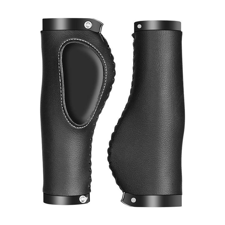 Ergonomic Leather Bike Handlebar Grips Kalsten