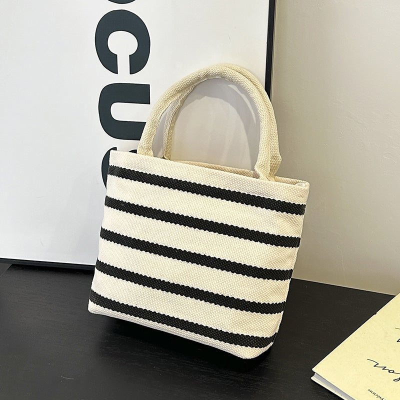 WoStriped Canvas Tote Bag Kalsten