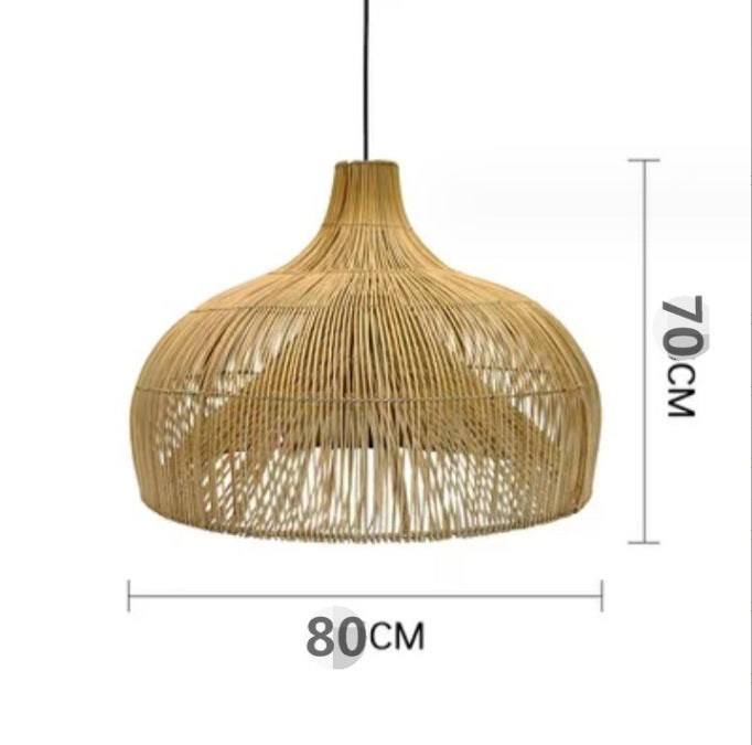 Handmade Woven Rattan Pendant Light